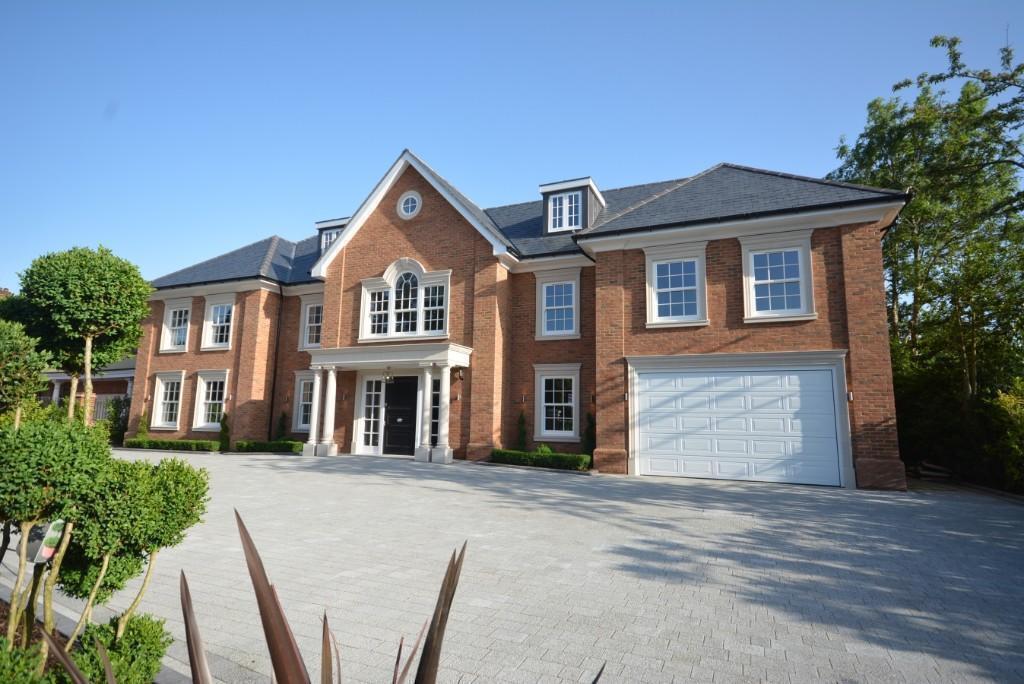 A completed private residence in the Home Counties of England